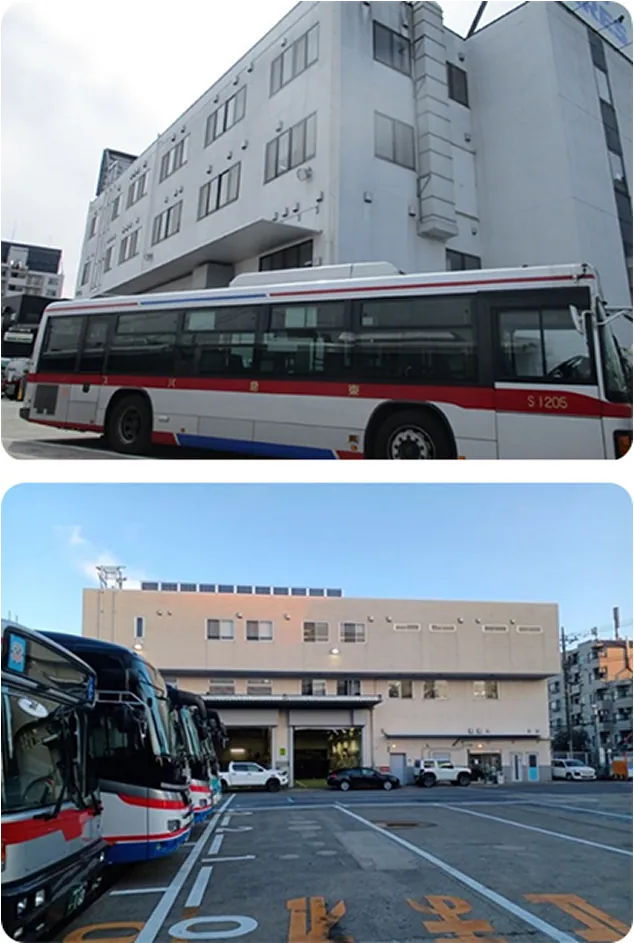 東急バス会社の様子