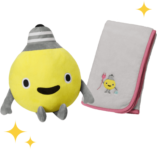 てるまるぬいぐるみ ブランケットの写真