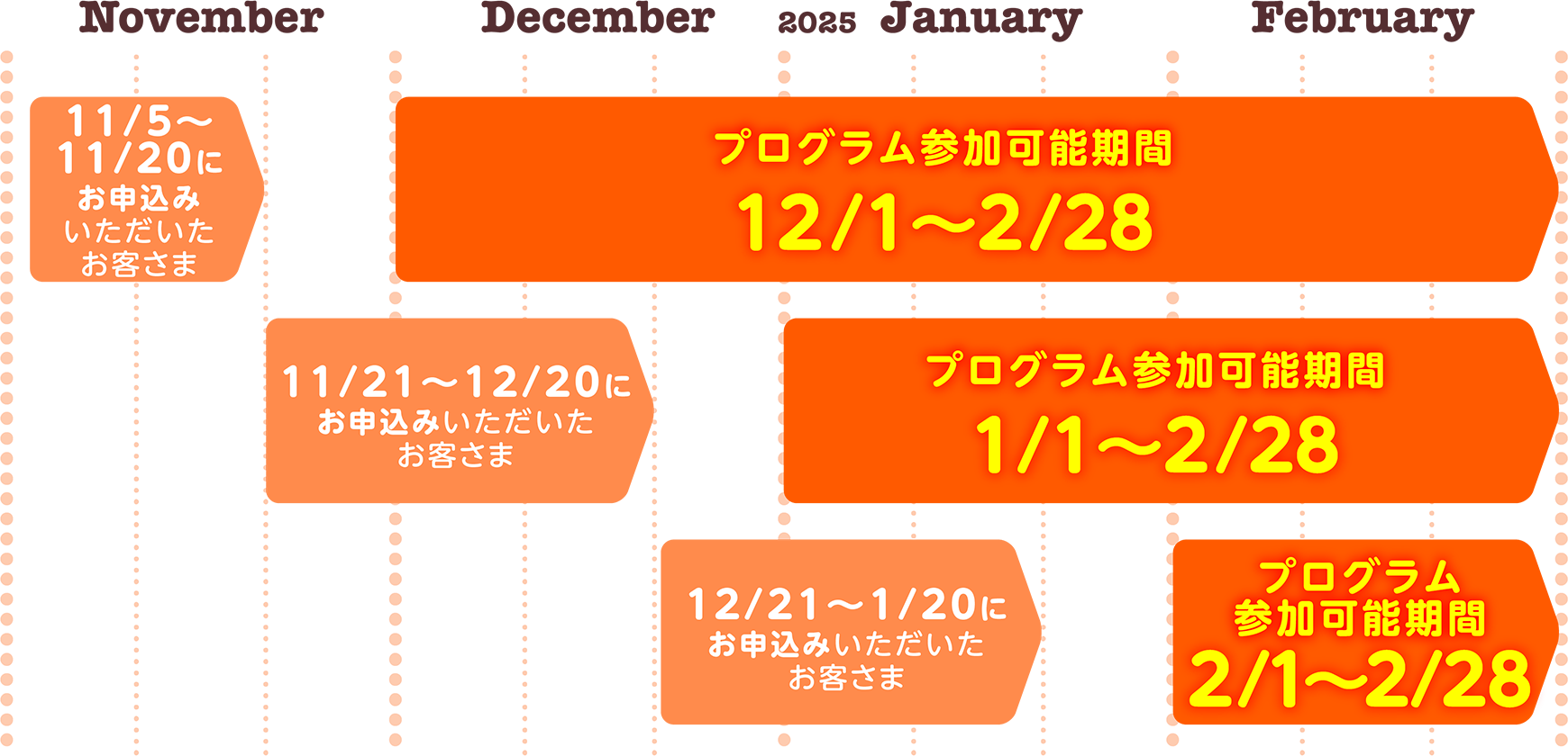 プログラム実施期間